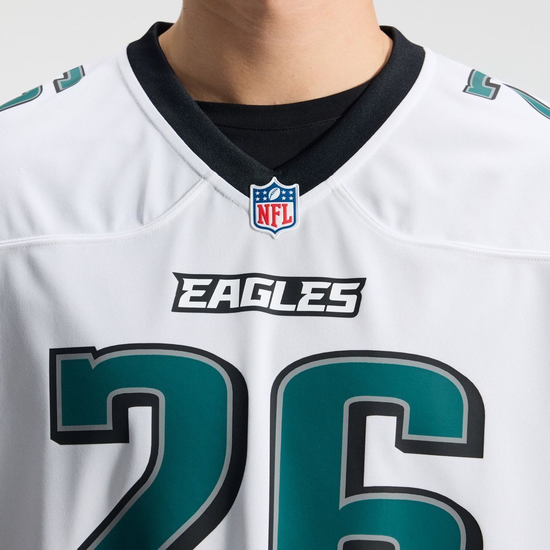 Men's Philadelphia Eagles Saquon Barkley White