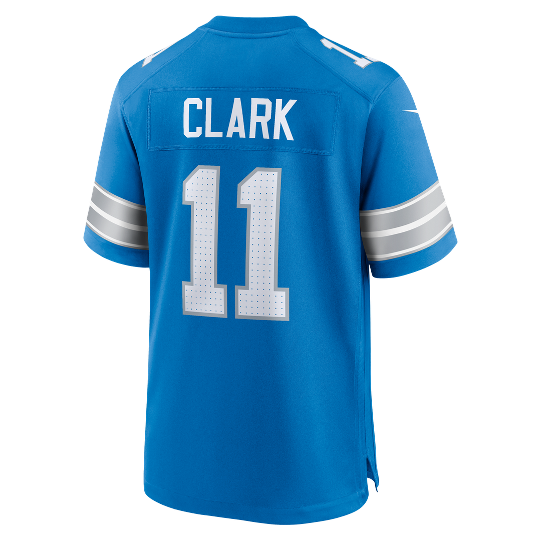 Men's Detroit Lions Damone Clark Blue Team