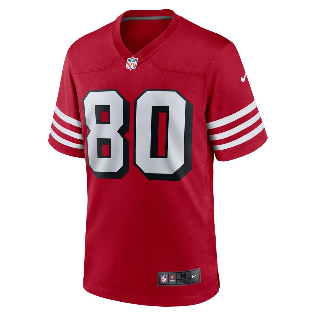 Men's San Francisco 49ers Jerry Rice Scarlet Retired Player Alternate