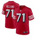 Men's San Francisco 49ers Trent Williams Scarlet Alternate