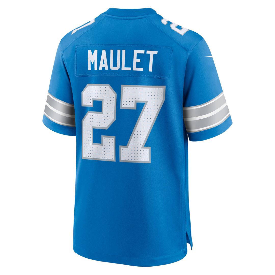 Men's Detroit Lions Arthur Maulet Blue Team