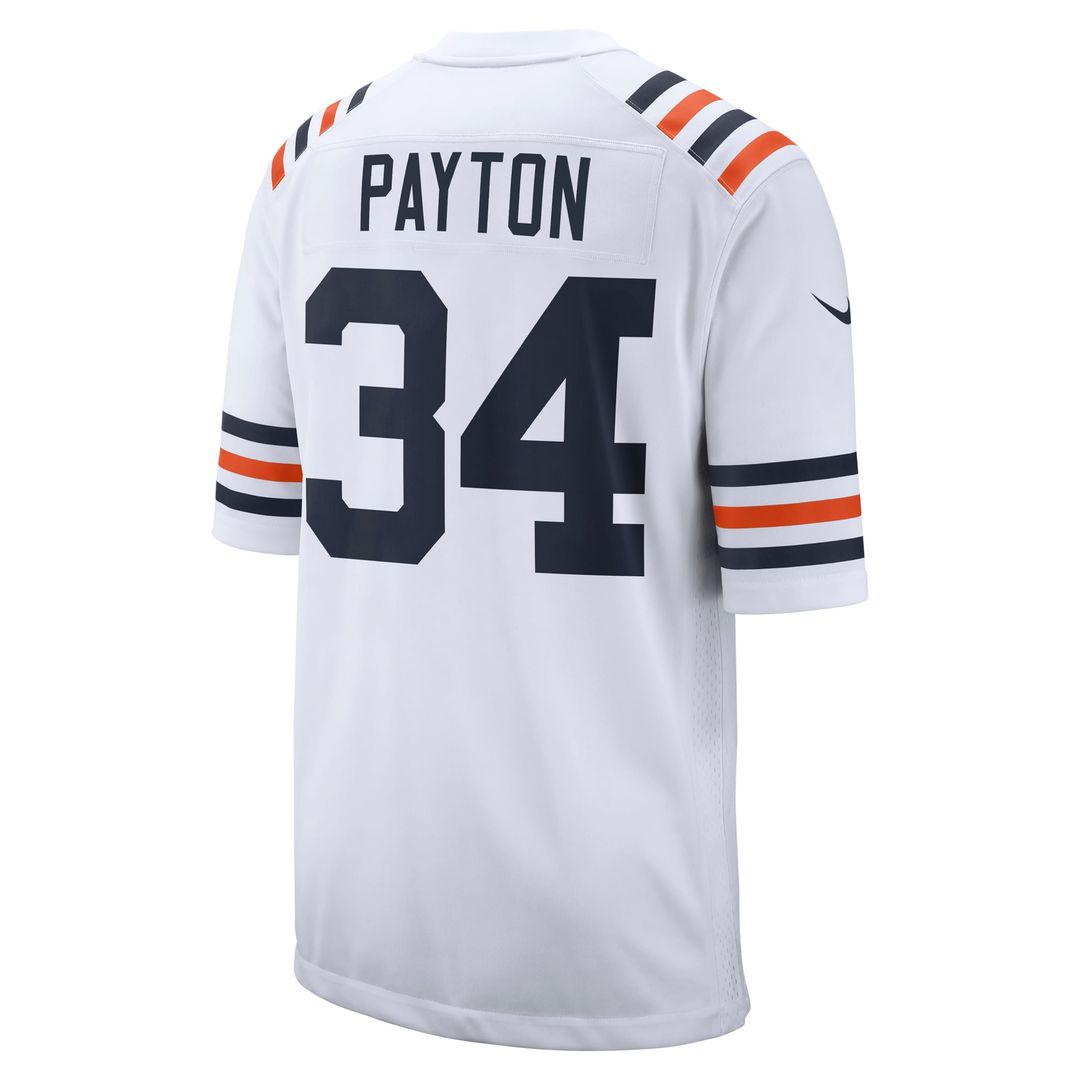 Men's Chicago Bears Walter Payton White Retired Player Alternate
