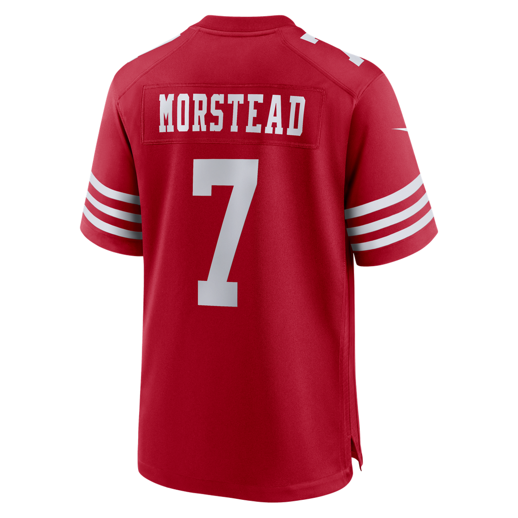 Men's San Francisco 49ers Thomas Morstead Scarlet Team