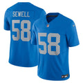 Men's Detroit Lions Penei Sewell Blue Vapor F.U.S.E. Alternate