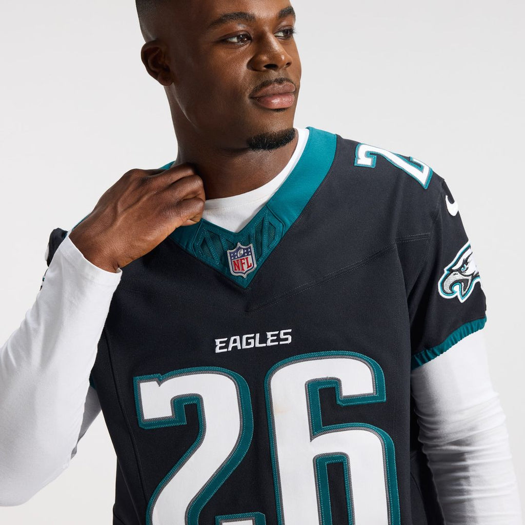 Men's Philadelphia Eagles Saquon Barkley Black Alternate Vapor F.U.S.E. Elite Jersey