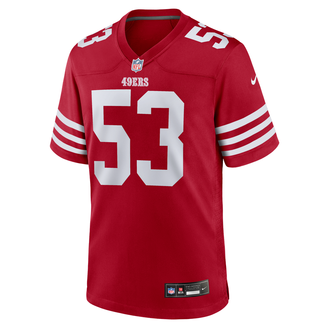 Men's San Francisco 49ers Jaden Dugger III Scarlet Team