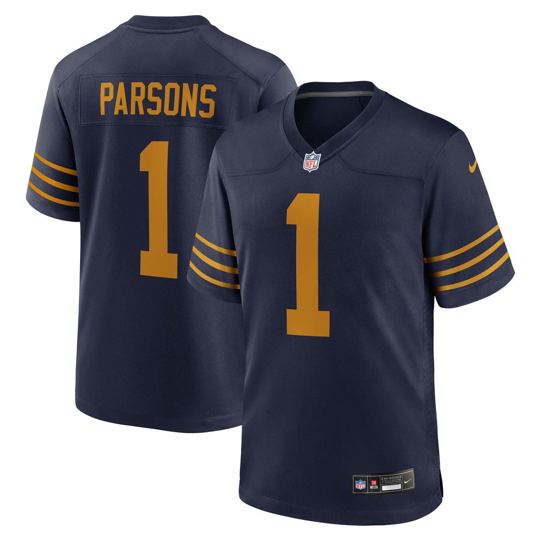 Men's Green Bay Packers Micah Parsons Green Game Player Jersey