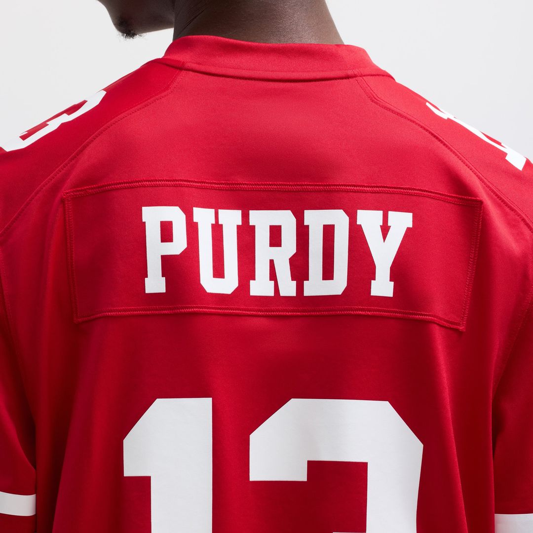 Men's San Francisco 49ers Brock Purdy Scarlet Game Player Jersey