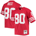 Men's San Francisco 49ers Jerry Rice Scarlet Legacy Replica Jersey