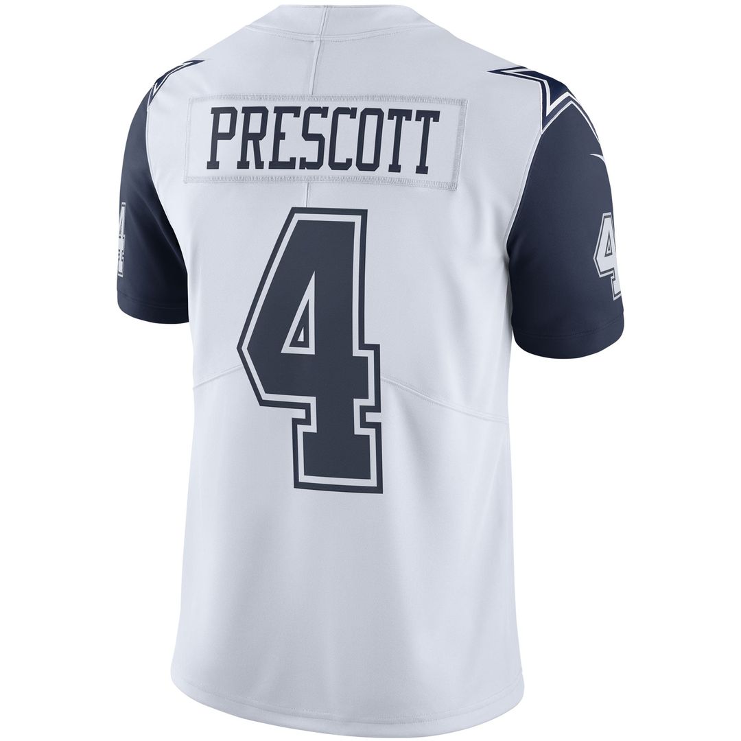Men's Dallas Cowboys Dak Prescott Navy Vapor Limited Player Jersey