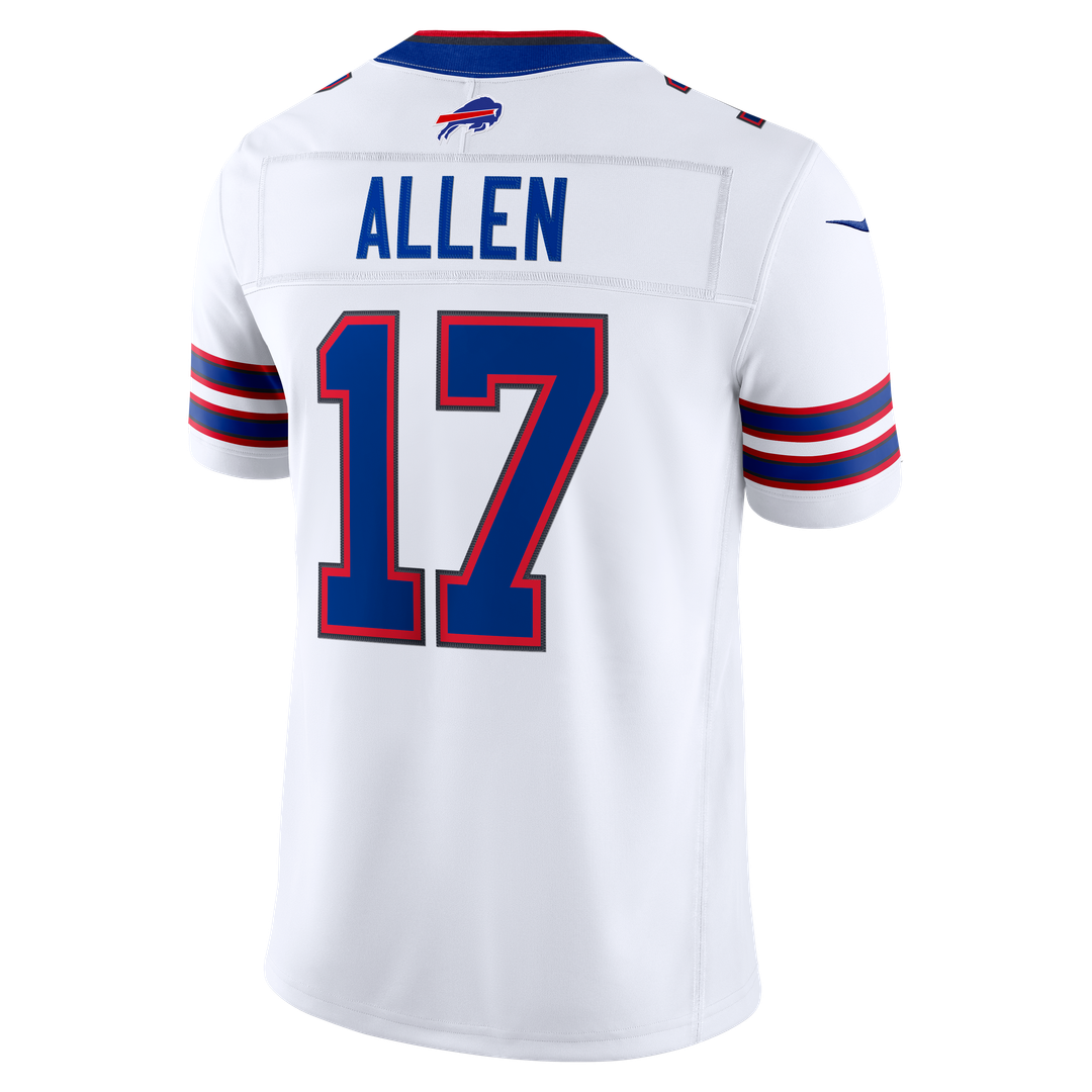 Men's Buffalo Bills Josh Allen White Vapor F.U.S.E. Stitched