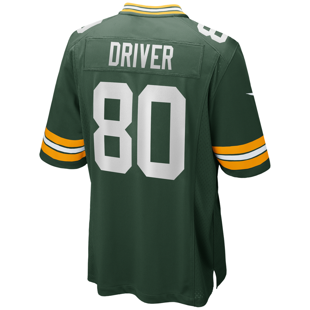 Men's Green Bay Packers Donald Driver Green Game Retired Player Jersey