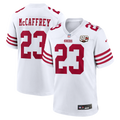 Men's San Francisco 49ers Christian McCaffrey White 80th Anniversary