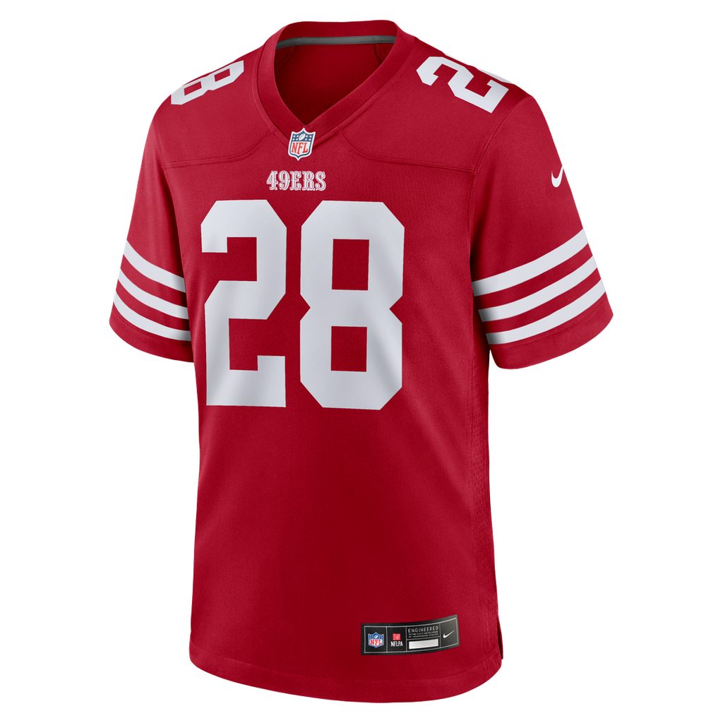 Men's San Francisco 49ers Darrell Luter Jr. Scarlet