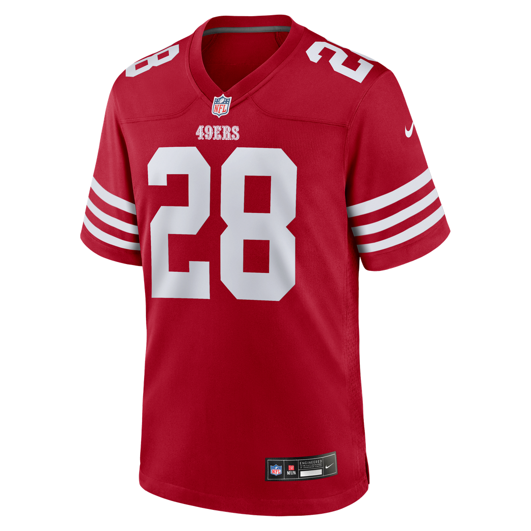Men's San Francisco 49ers Darrell Luter Jr. Scarlet