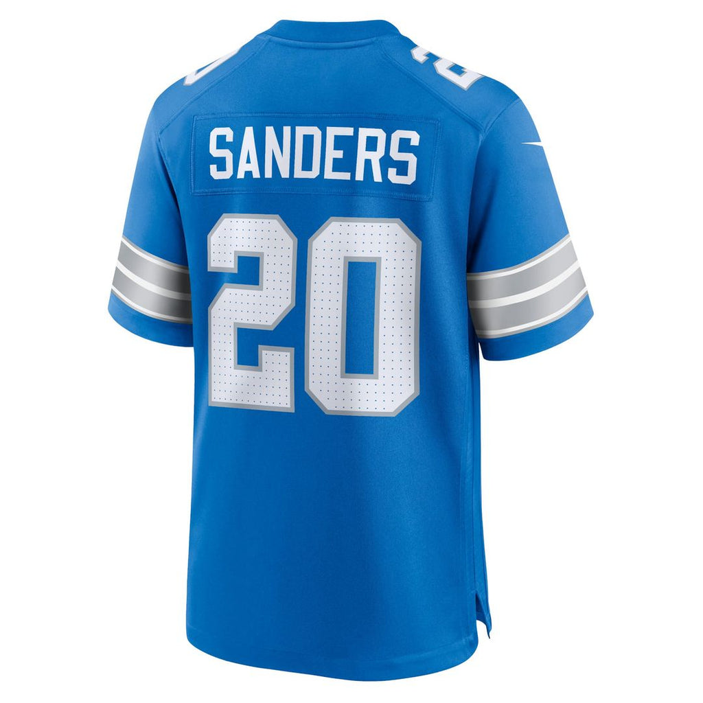 Men's Detroit Lions Barry Sanders Black 2nd Alternate Retired Player