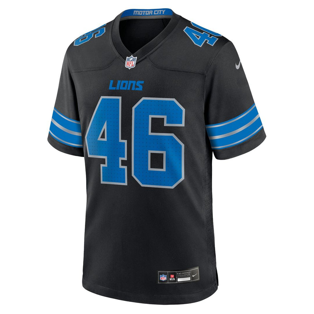 Men's Detroit Lions Jack Campbell Blue