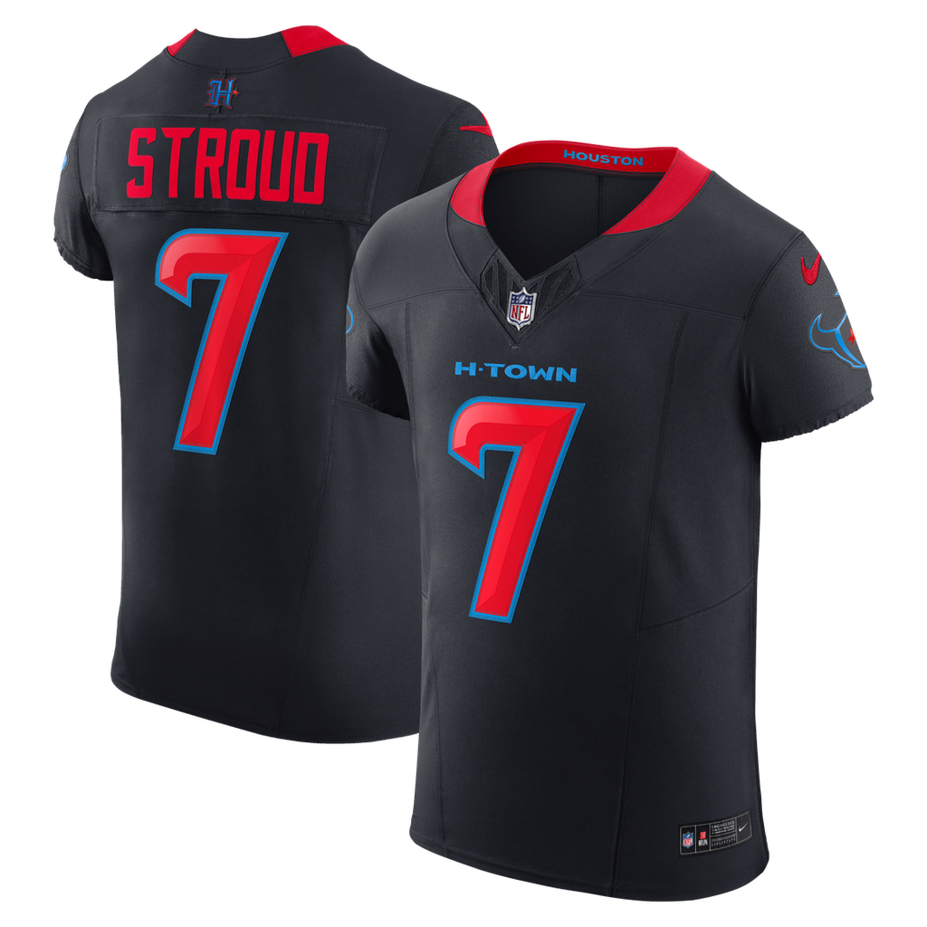 Men's Houston Texans C.J. Stroud Red Alternate Vapor F.U.S.E. Elite Jersey
