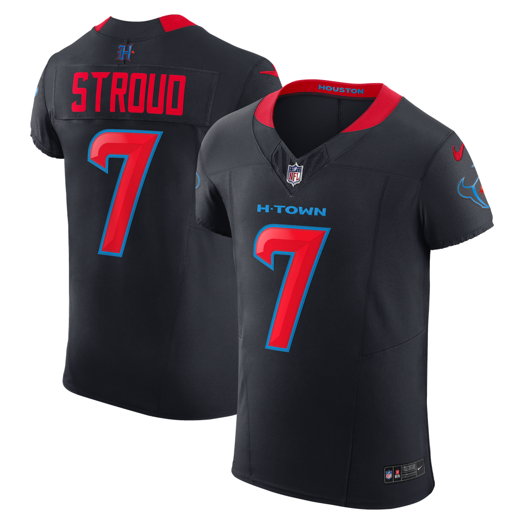 Men's Houston Texans C.J. Stroud Red Alternate Vapor F.U.S.E. Elite Jersey