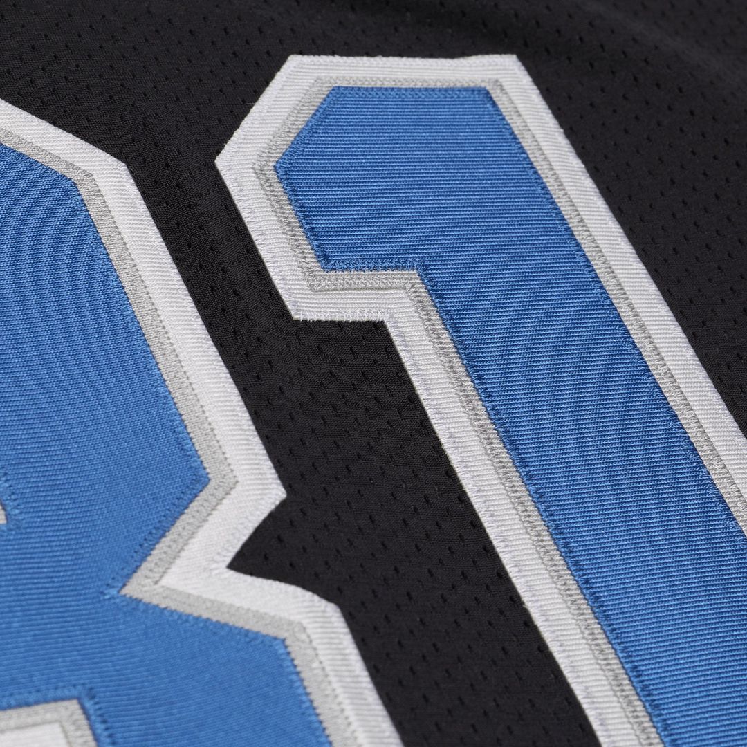 Men's Detroit Lions Calvin Johnson Black 2007 Authentic Throwback Jersey