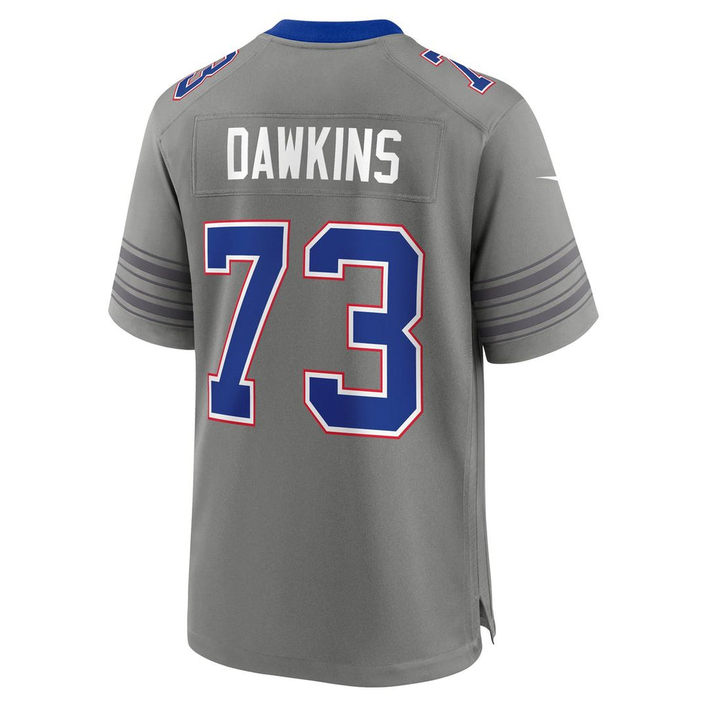 Men's Buffalo Bills Dion Dawkins Gray Nickel City