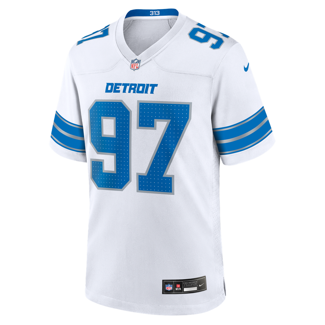 Men's Detroit Lions Aidan Hutchinson Blue