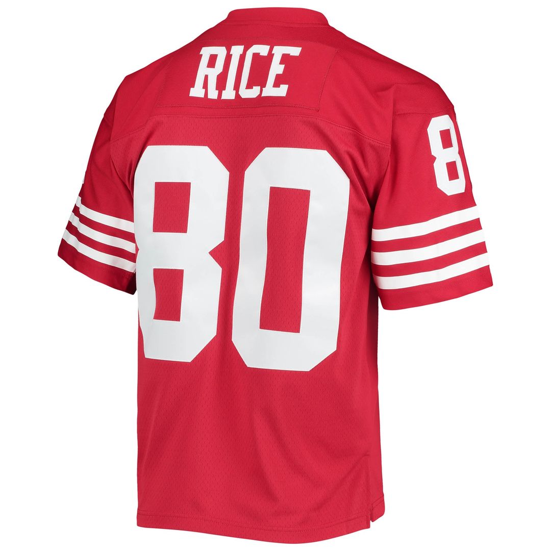 Men's San Francisco 49ers Jerry Rice Scarlet Legacy Replica Jersey