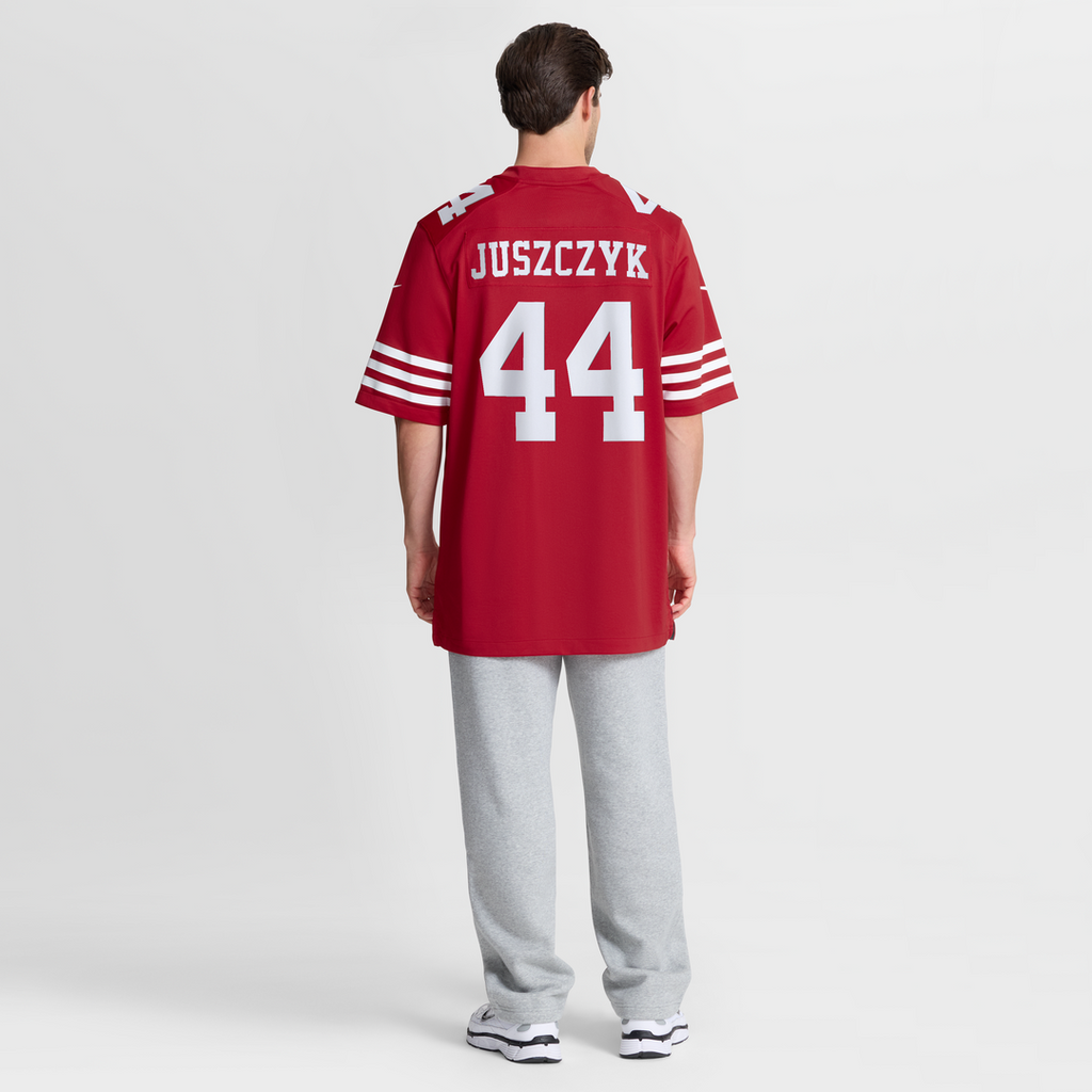 Men's San Francisco 49ers Kyle Juszczyk Scarlet 80th Anniversary