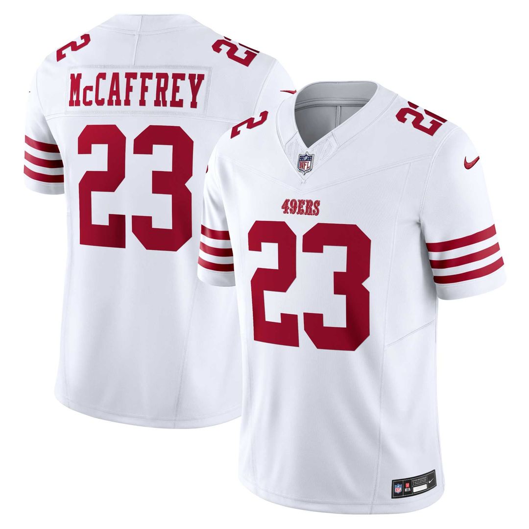 Men's San Francisco 49ers Christian McCaffrey Scarlet Vapor F.U.S.E.