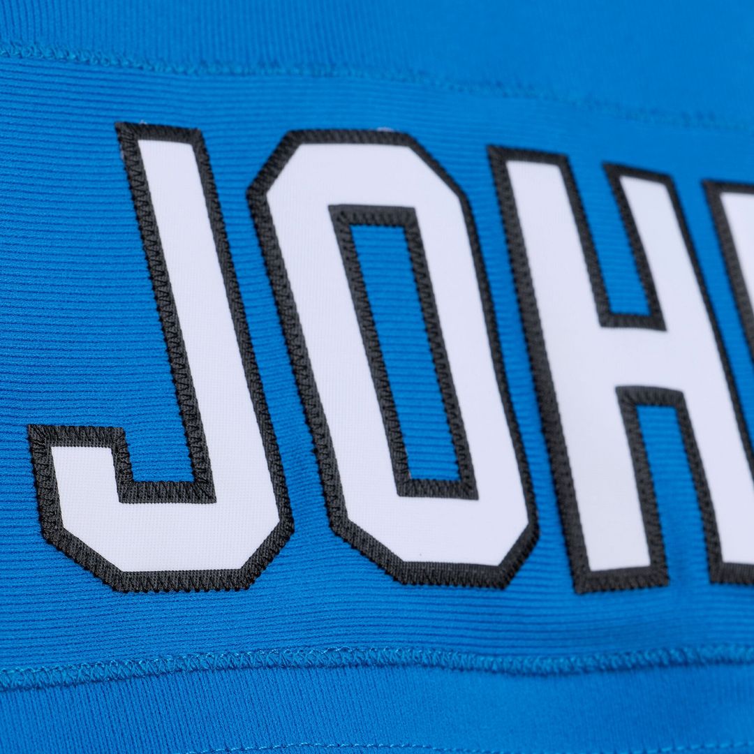 Men's Detroit Lions Calvin Johnson Blue 2007 Legacy Replica Jersey