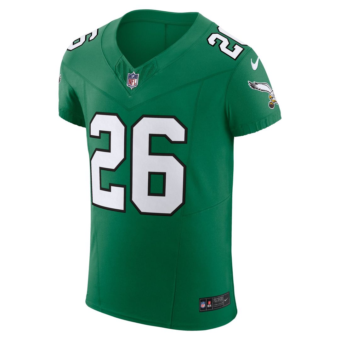 Men's Philadelphia Eagles Saquon Barkley Black Alternate Vapor F.U.S.E. Elite Jersey