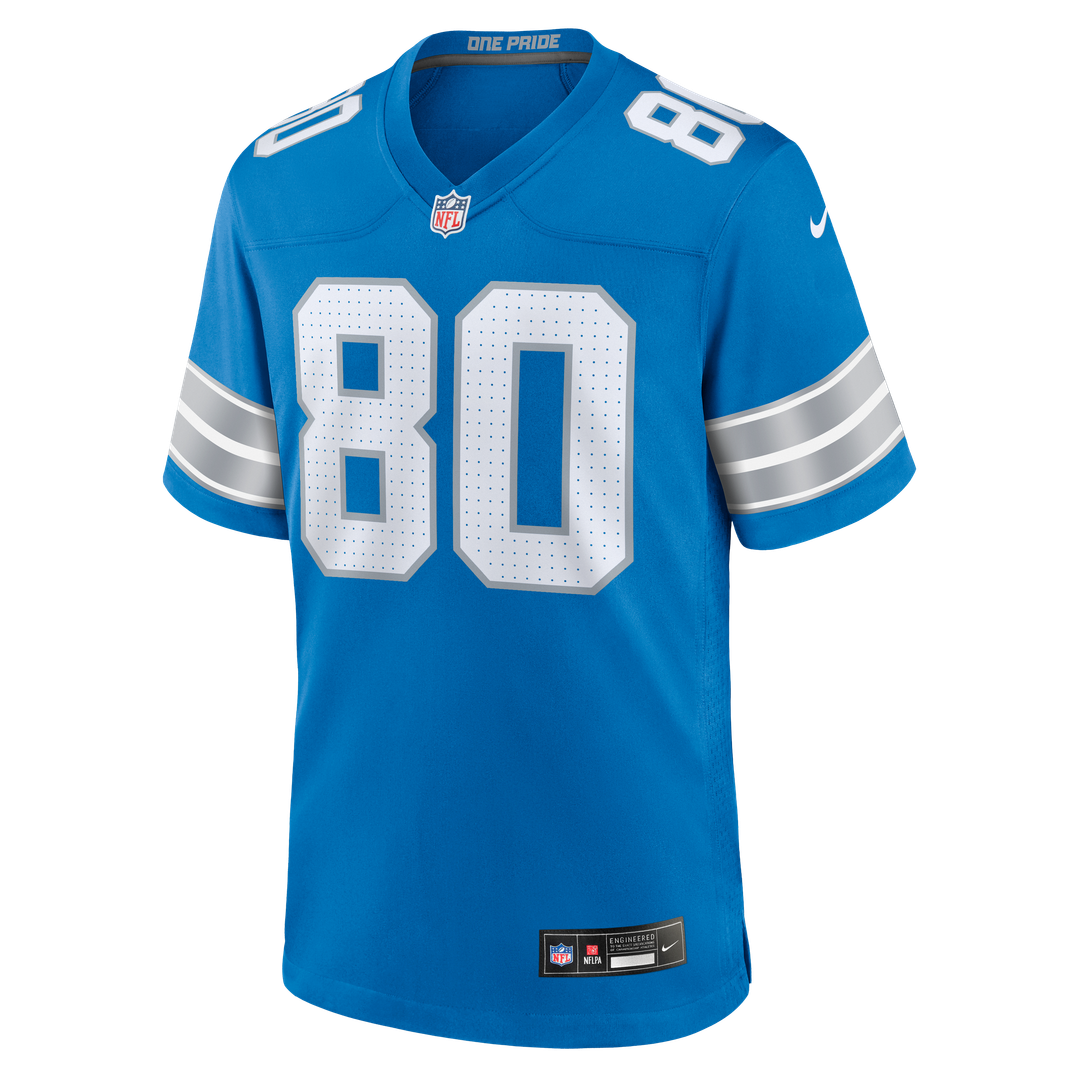 Men's Detroit Lions Malik Cunningham Blue Team