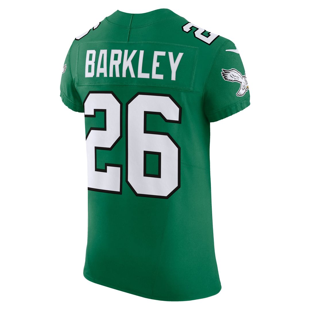 Men's Philadelphia Eagles Saquon Barkley Black Alternate Vapor F.U.S.E. Elite Jersey