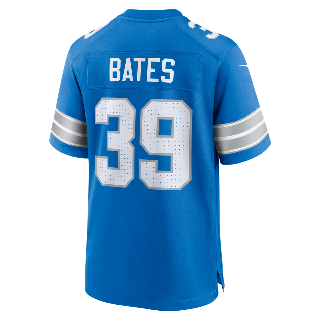 Men's Detroit Lions Jake Bates Blue Team