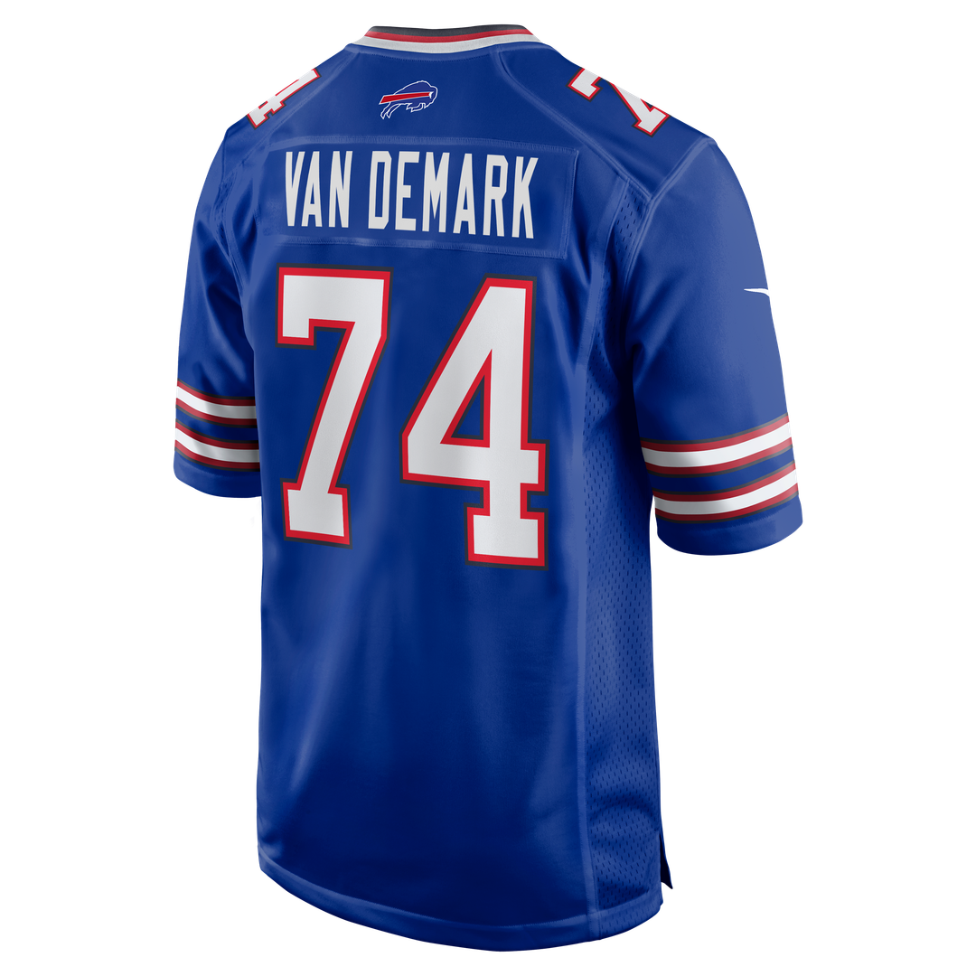 Men's Buffalo Bills Ryan Van Demark Royal Game Player Jersey