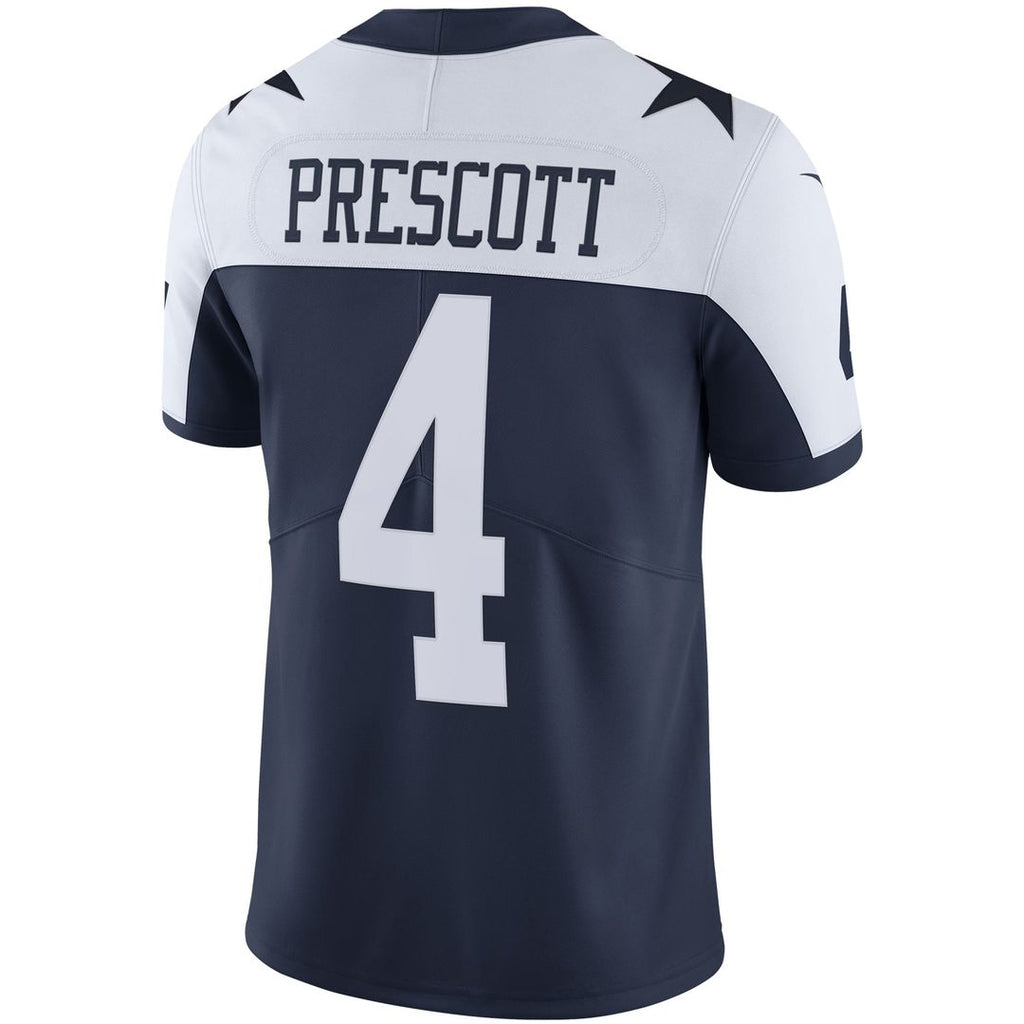 Men's Dallas Cowboys Dak Prescott White Vapor Limited Player Jersey