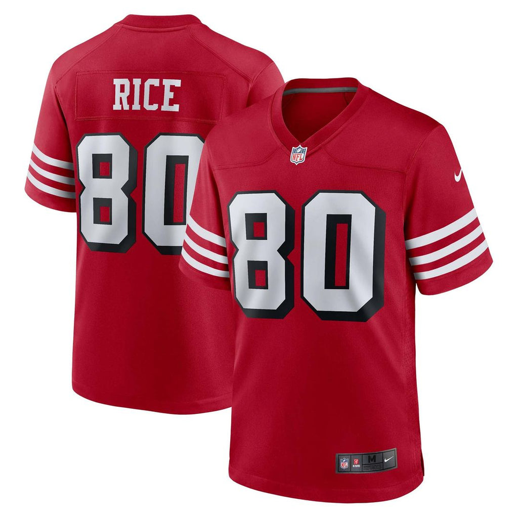 Men's San Francisco 49ers Jerry Rice Scarlet Retired Player Alternate