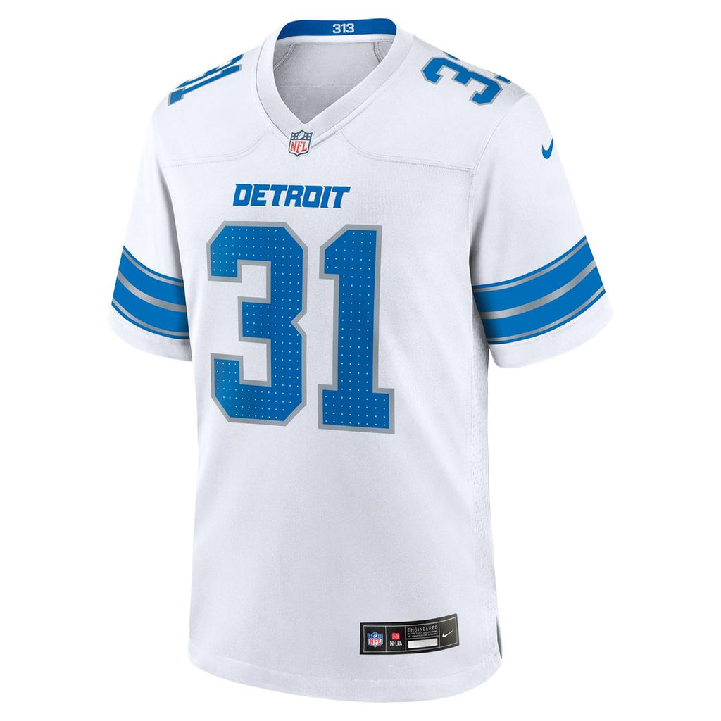 Men's Detroit Lions Kerby Joseph White