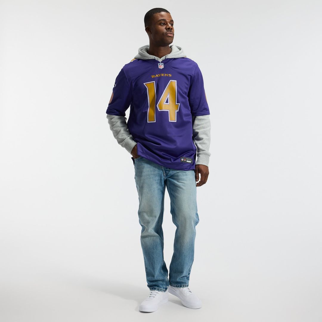 Men's Baltimore Ravens Kyle Hamilton Black Alternate