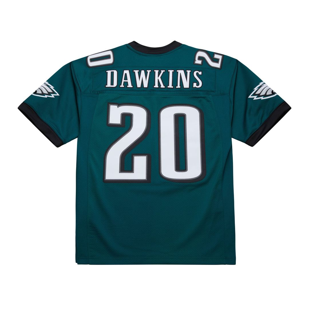 Men's Philadelphia Eagles 1996 Brian Dawkins White Authentic Throwback Retired Player Jersey