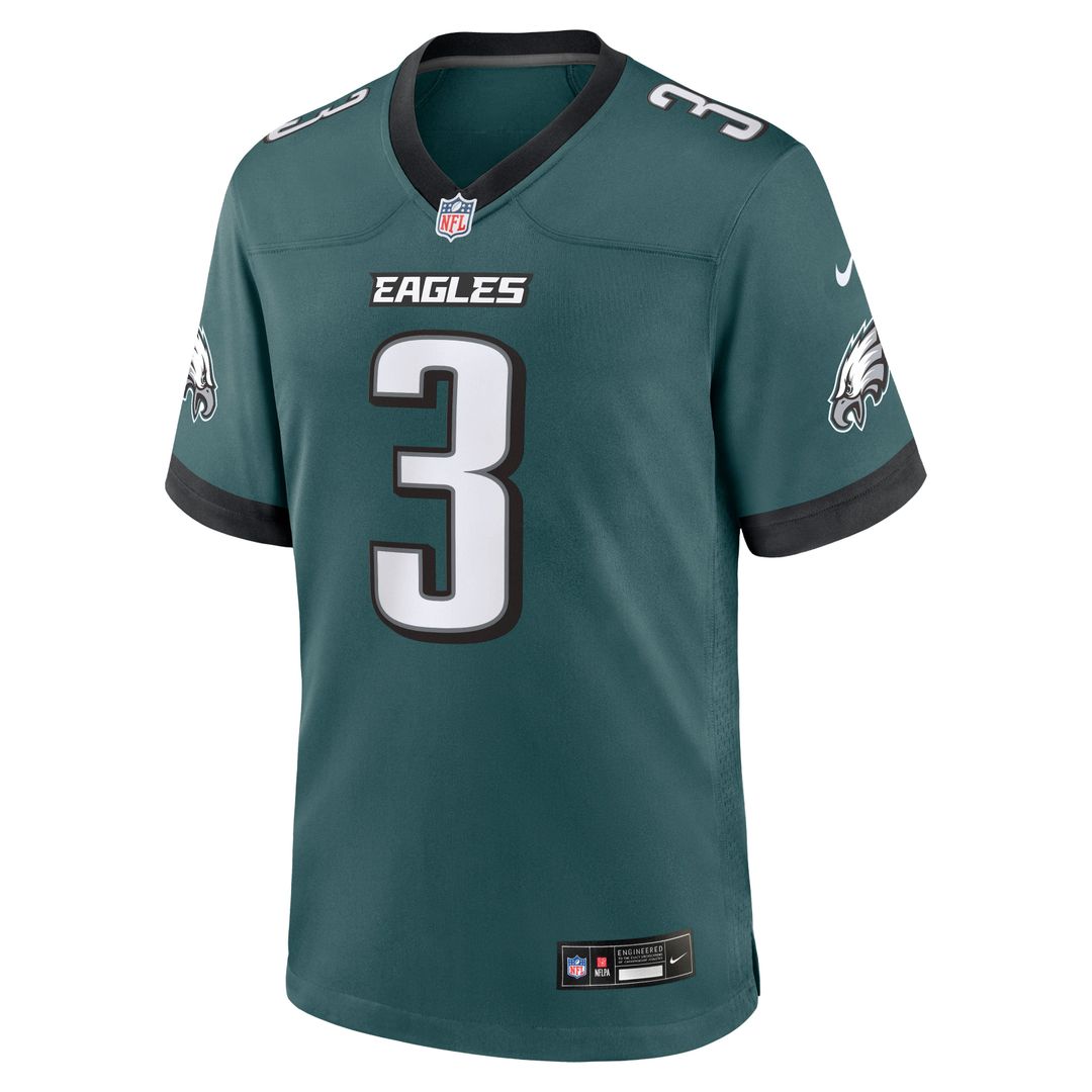 Men's Philadelphia Eagles Nolan Smith Jr. Midnight Green Team