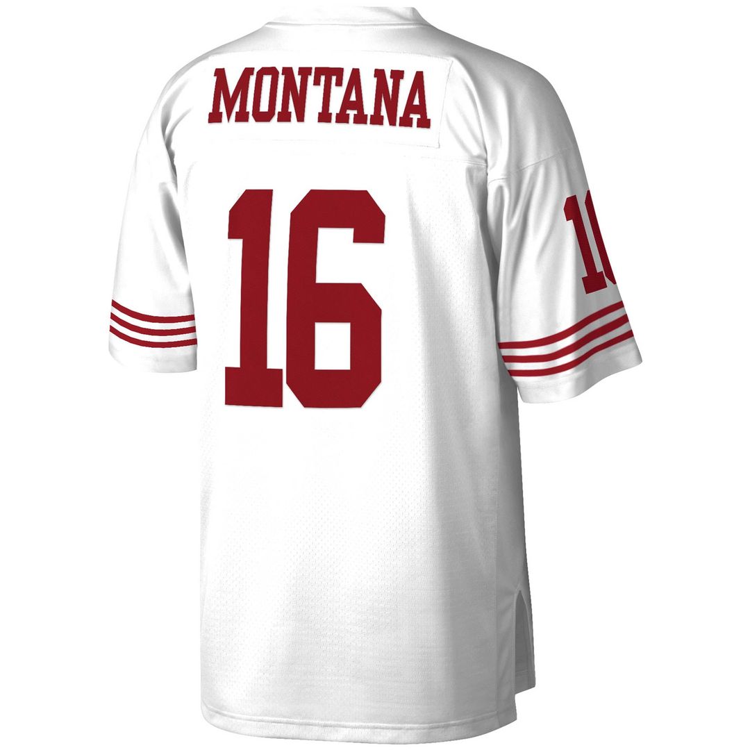 Men's San Francisco 49ers Joe Montana White 1990 Legacy Replica Jersey