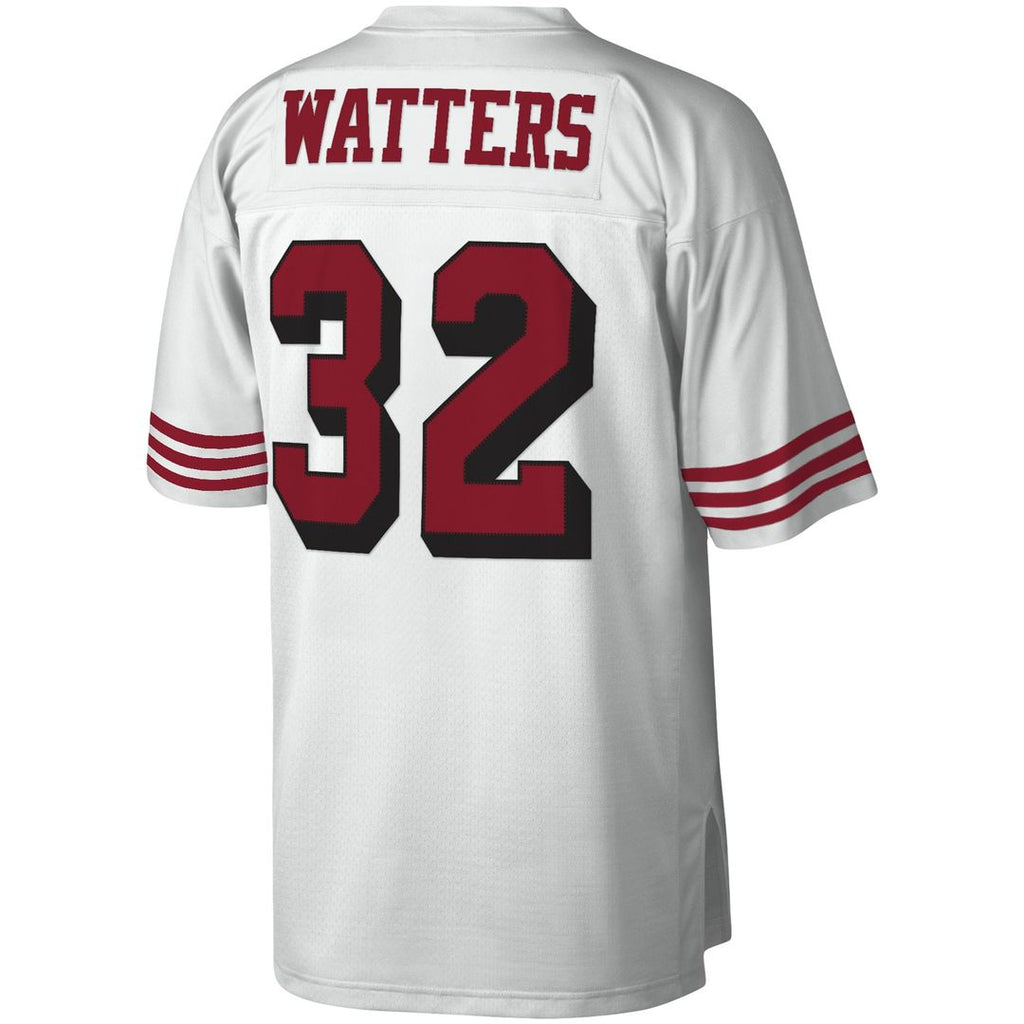 Men's San Francisco 49ers Ricky Watters White Legacy Replica Jersey