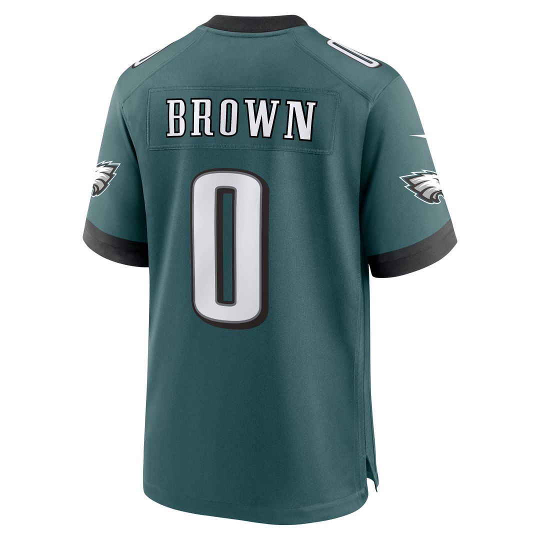Men's Philadelphia Eagles Marquise Brown Midnight Green Team