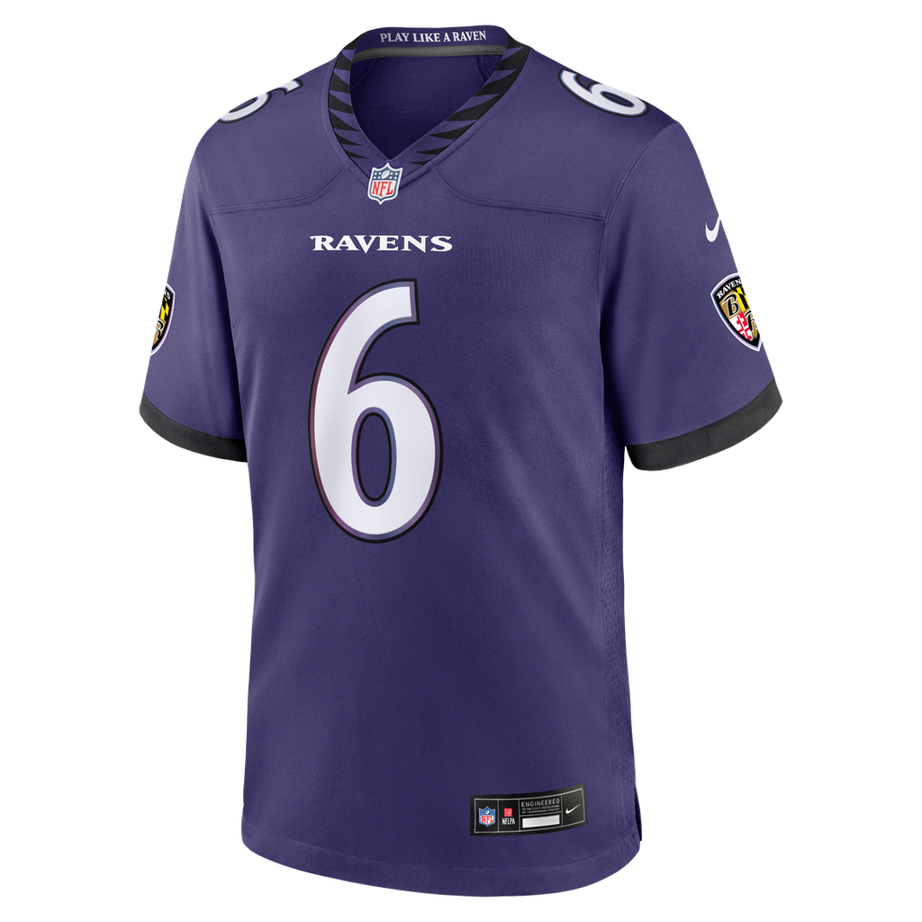 Men's Baltimore Ravens Ja'Kobi Lane Purple Team
