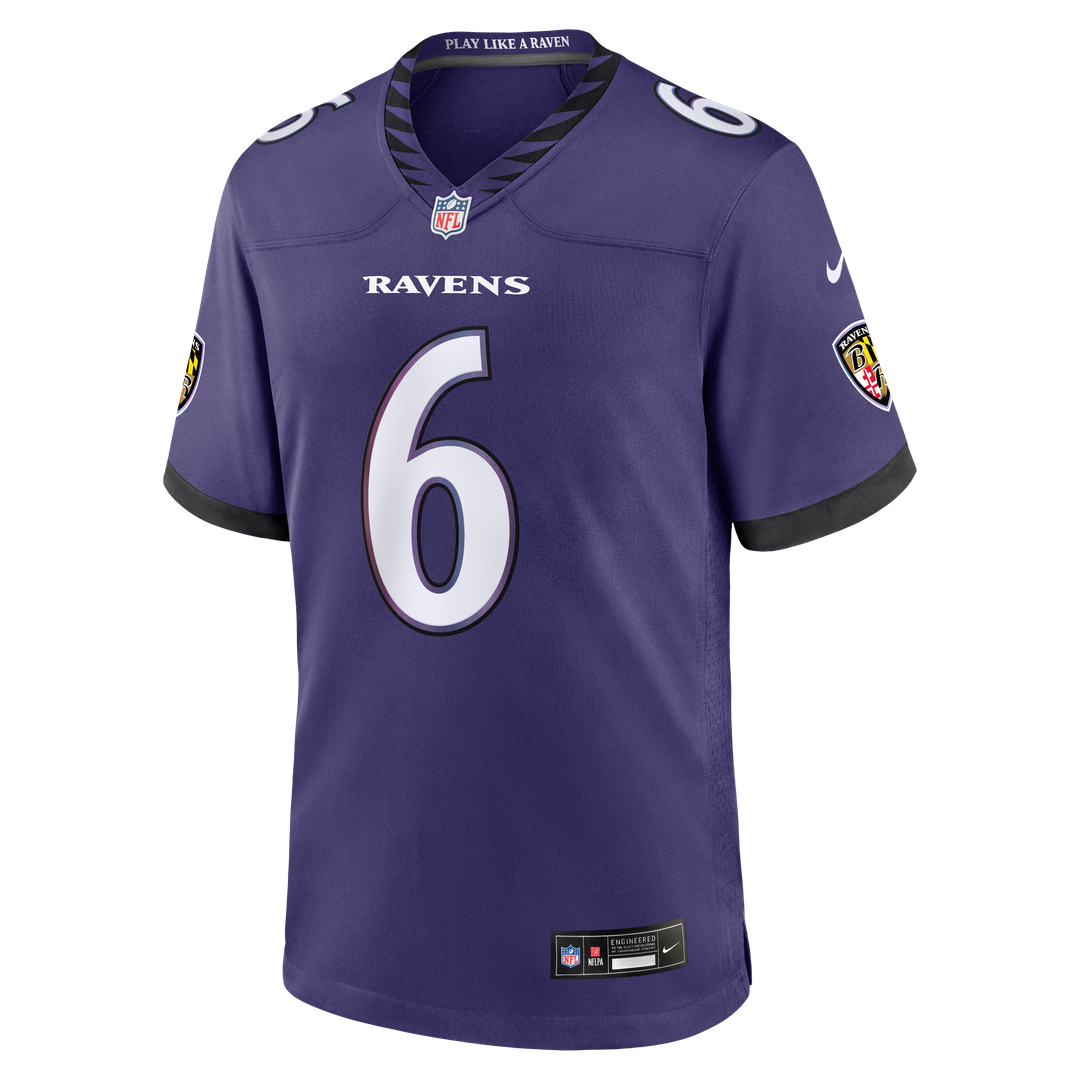 Men's Baltimore Ravens Ja'Kobi Lane Purple Team