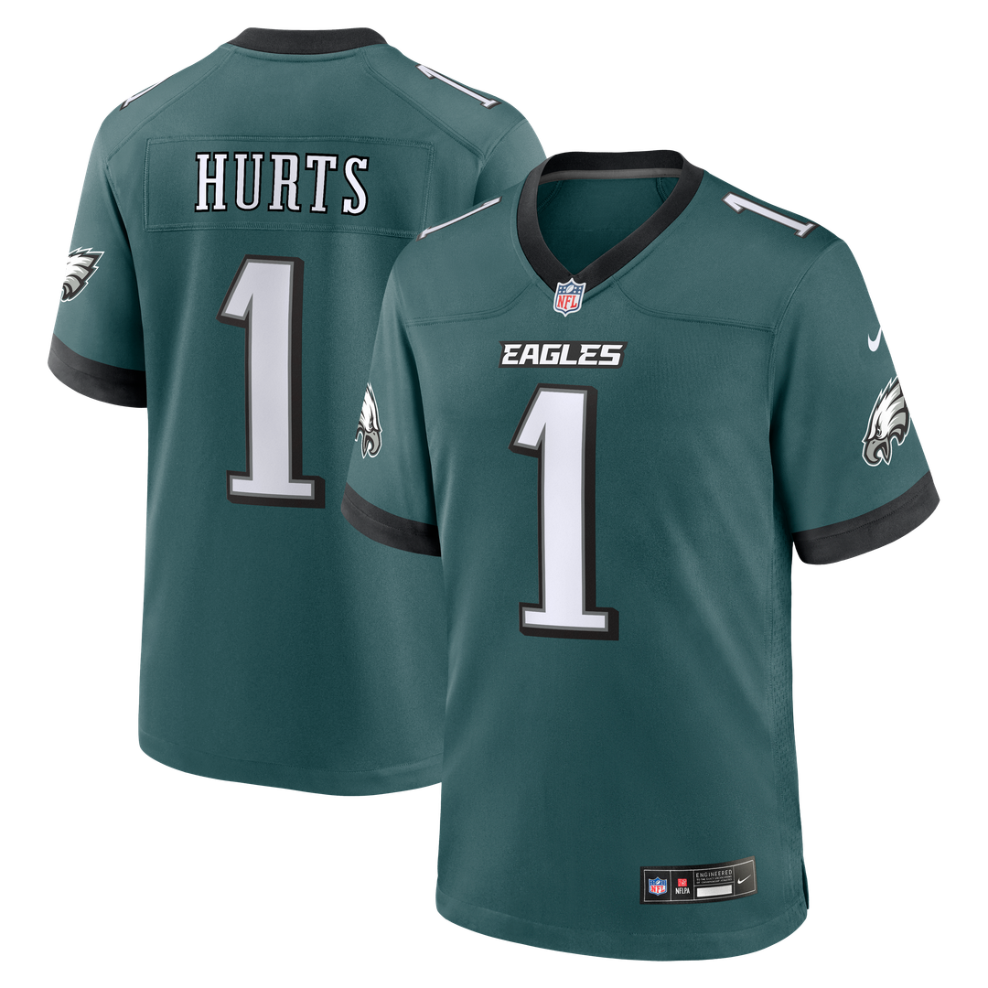 Men's Philadelphia Eagles Jalen Hurts Midnight Green Team