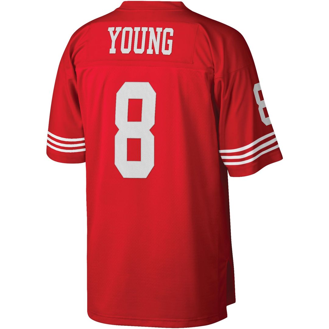 Men's San Francisco 49ers Steve Young Scarlet Legacy Replica Jersey