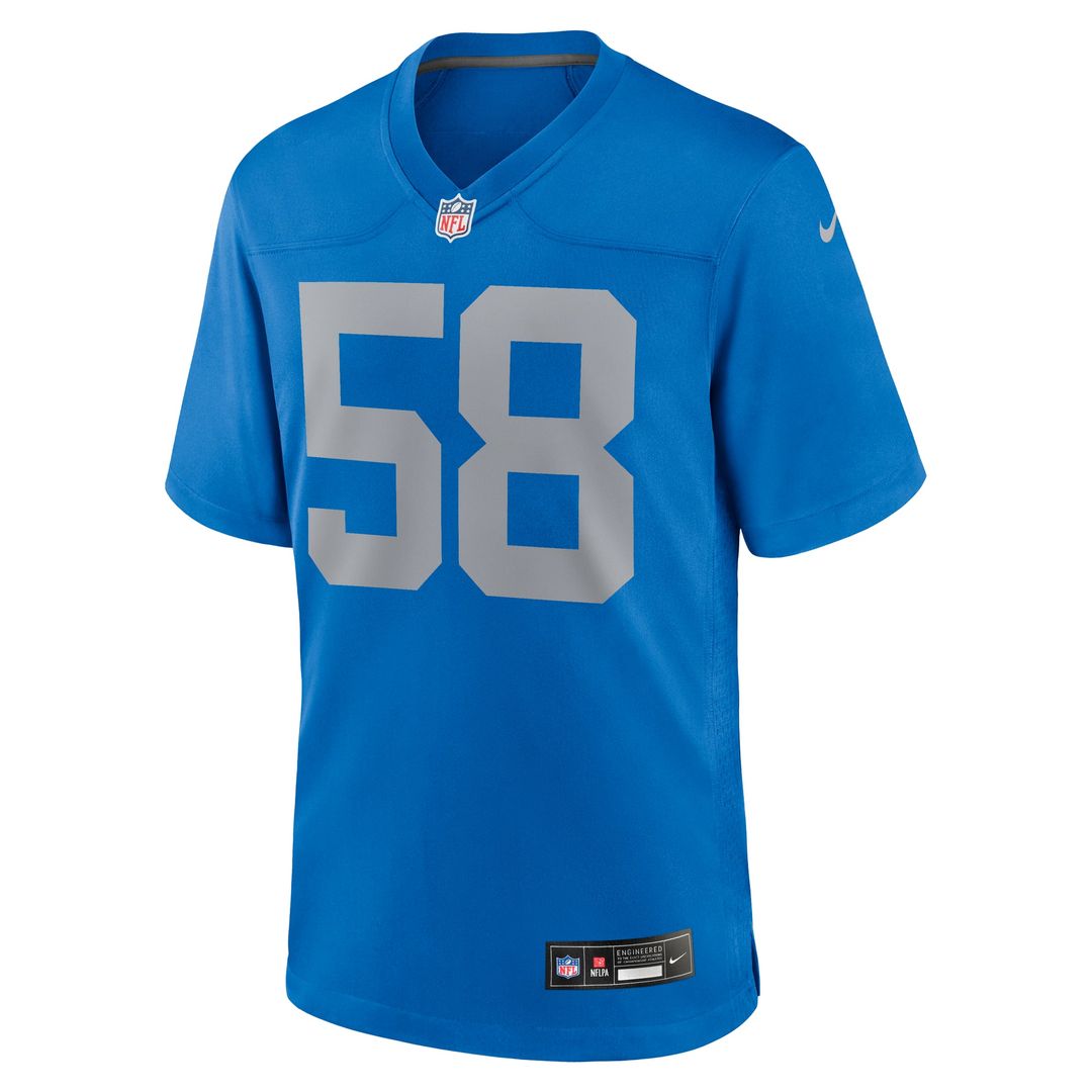 Men's Detroit Lions Penei Sewell Blue Alternate