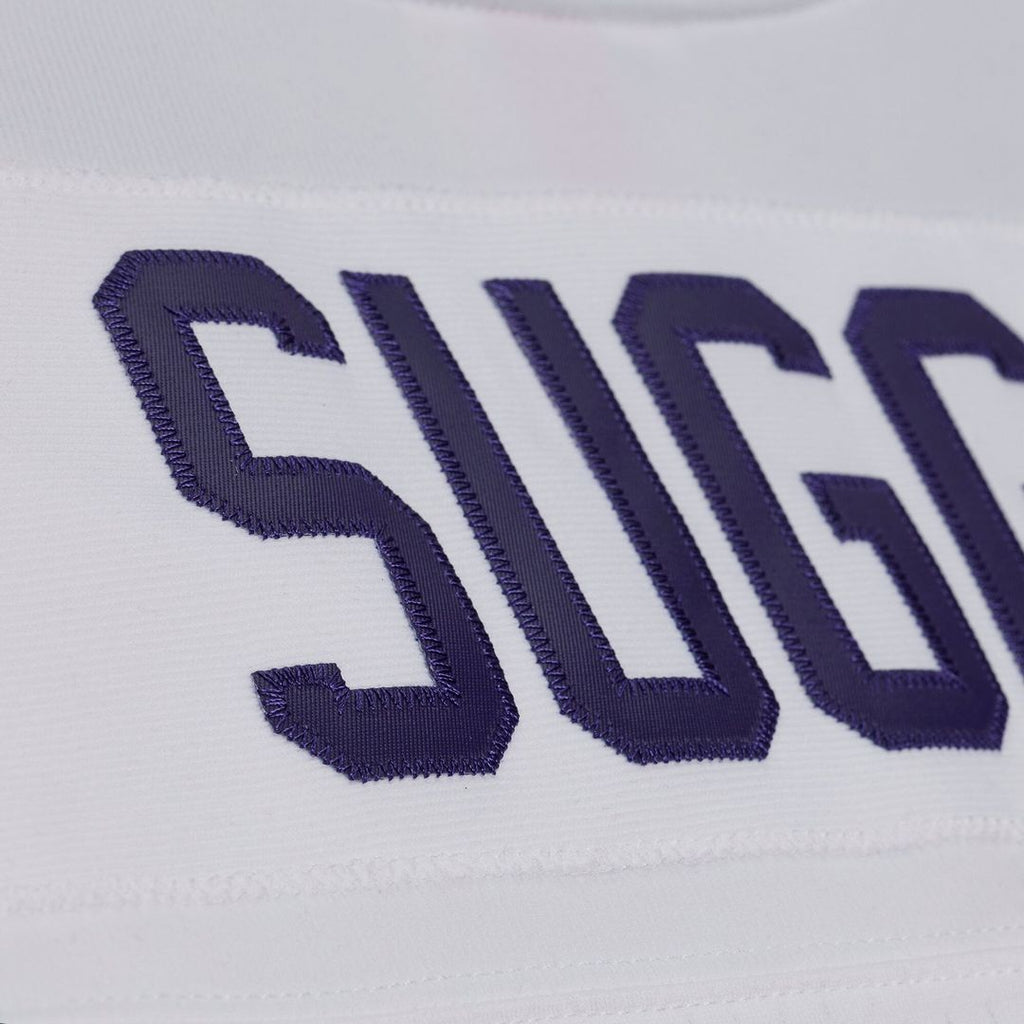Men's Baltimore Ravens Terrell Suggs White 2003 Legacy Replica Player Jersey